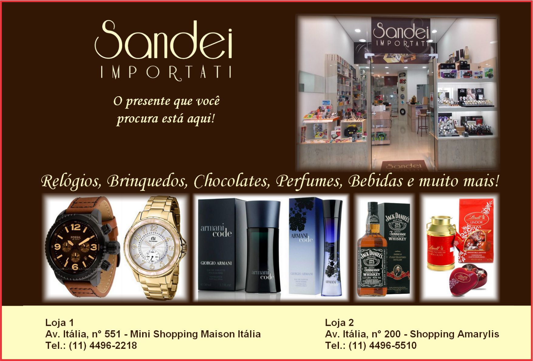 Sandei Presentes Relógios e Perfumes Importados